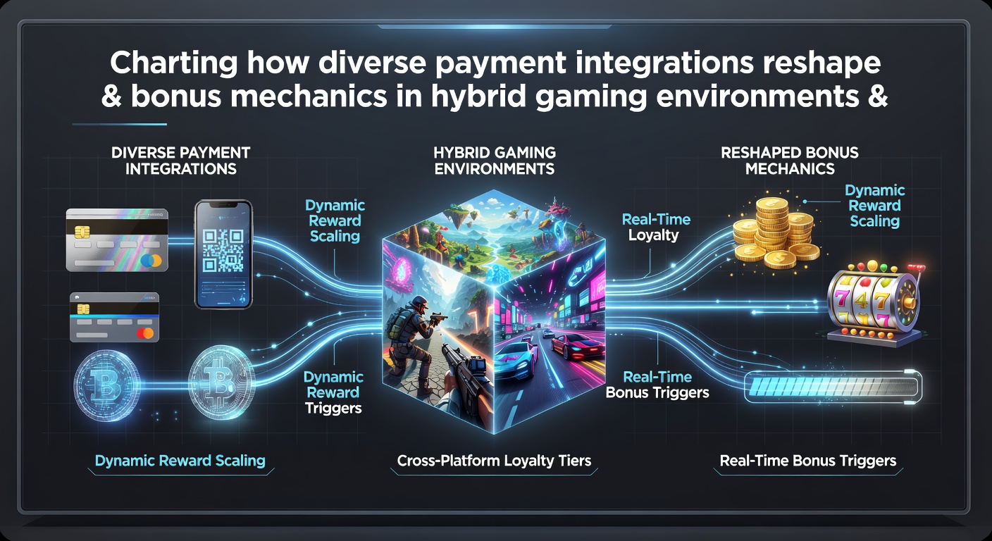 Visual overview of payment gateways connecting to hybrid slot and live dealer bonus systems