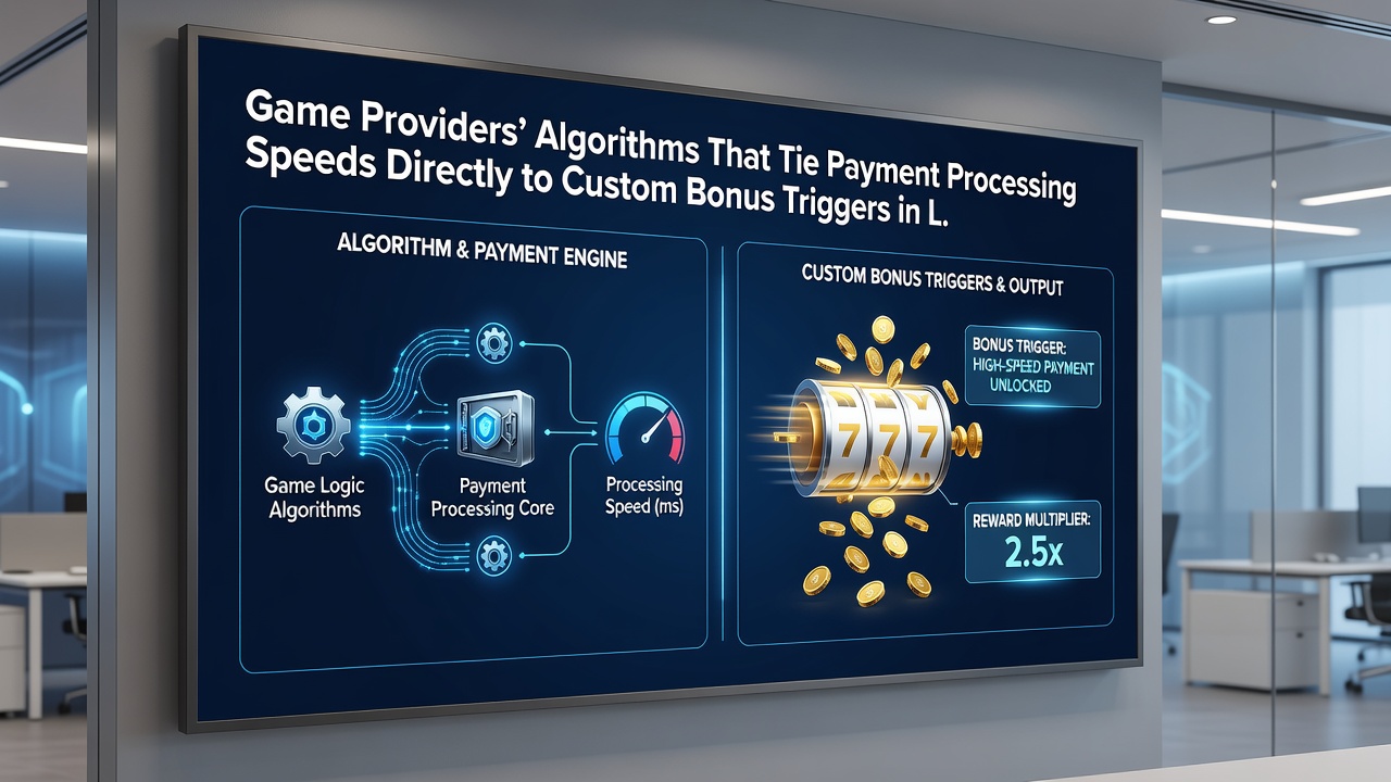 Detailed diagram of slot algorithm flow connecting bonus detection to payment processing modules