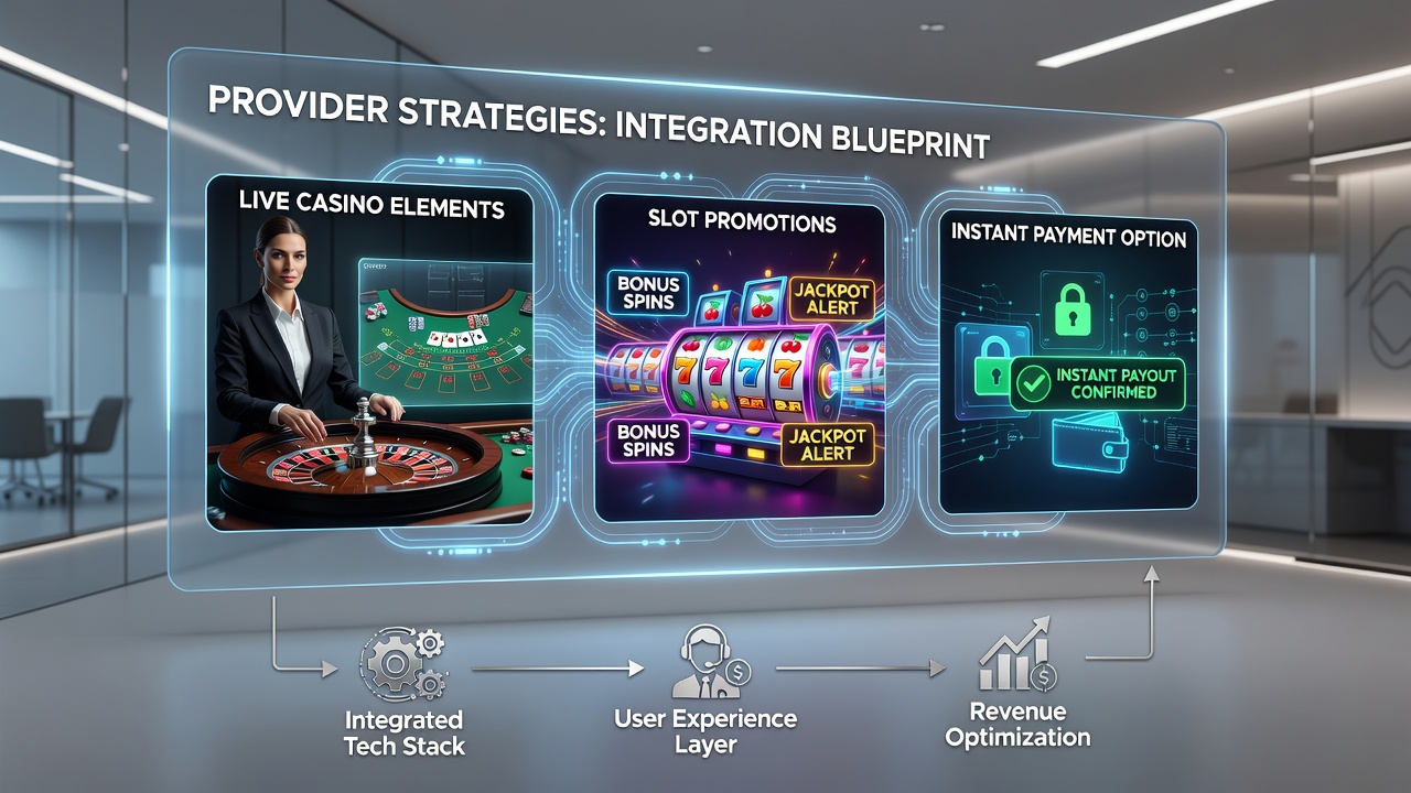 Mobile screen showing merged live casino and slot promotion with instant payout confirmation