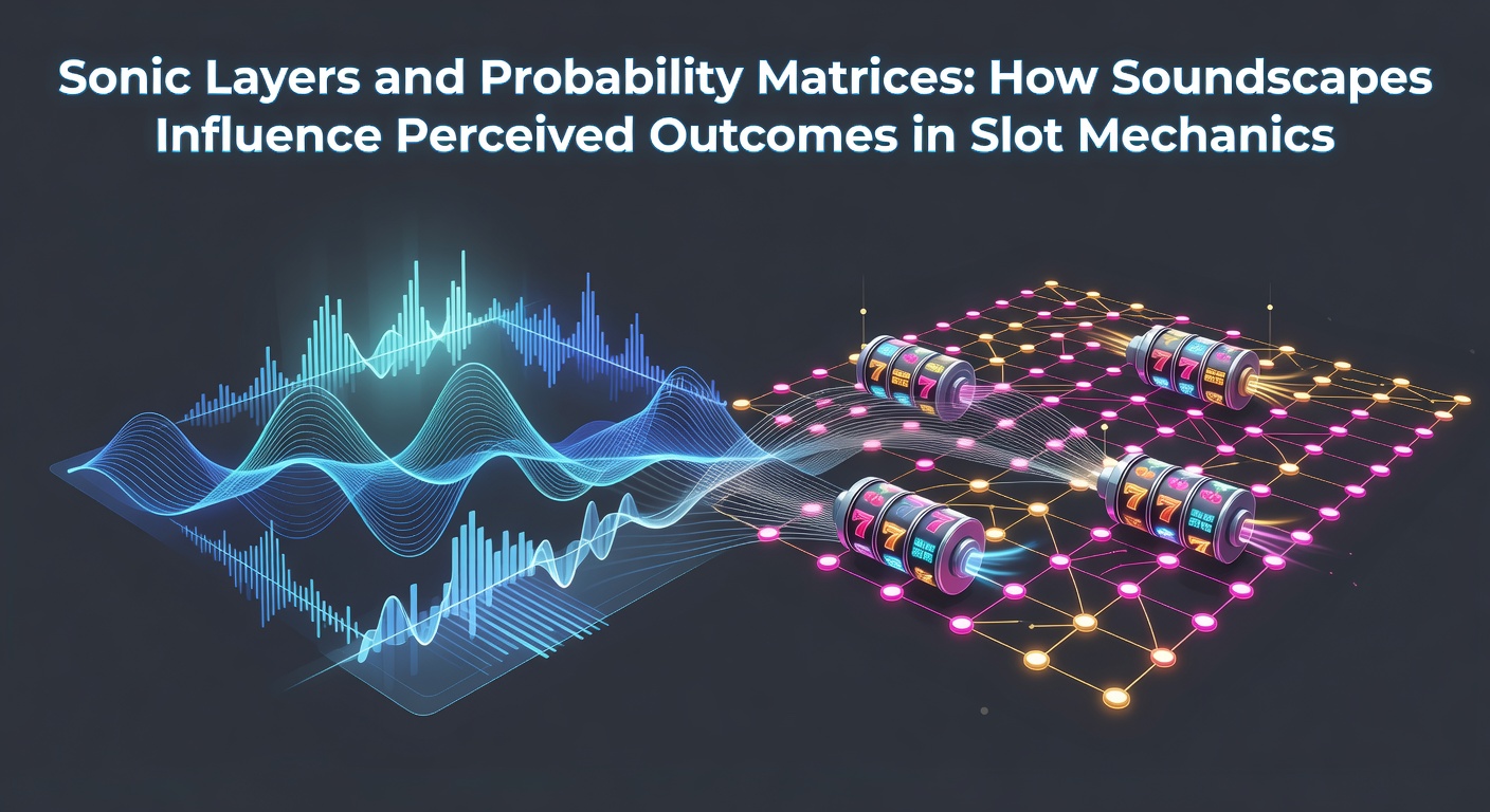 Visual representation of layered sound elements in digital slot interfaces with probability indicators