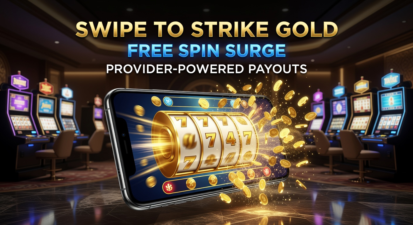 Vibrant mobile slot screen showing cascading free spins and golden coin payouts exploding across reels